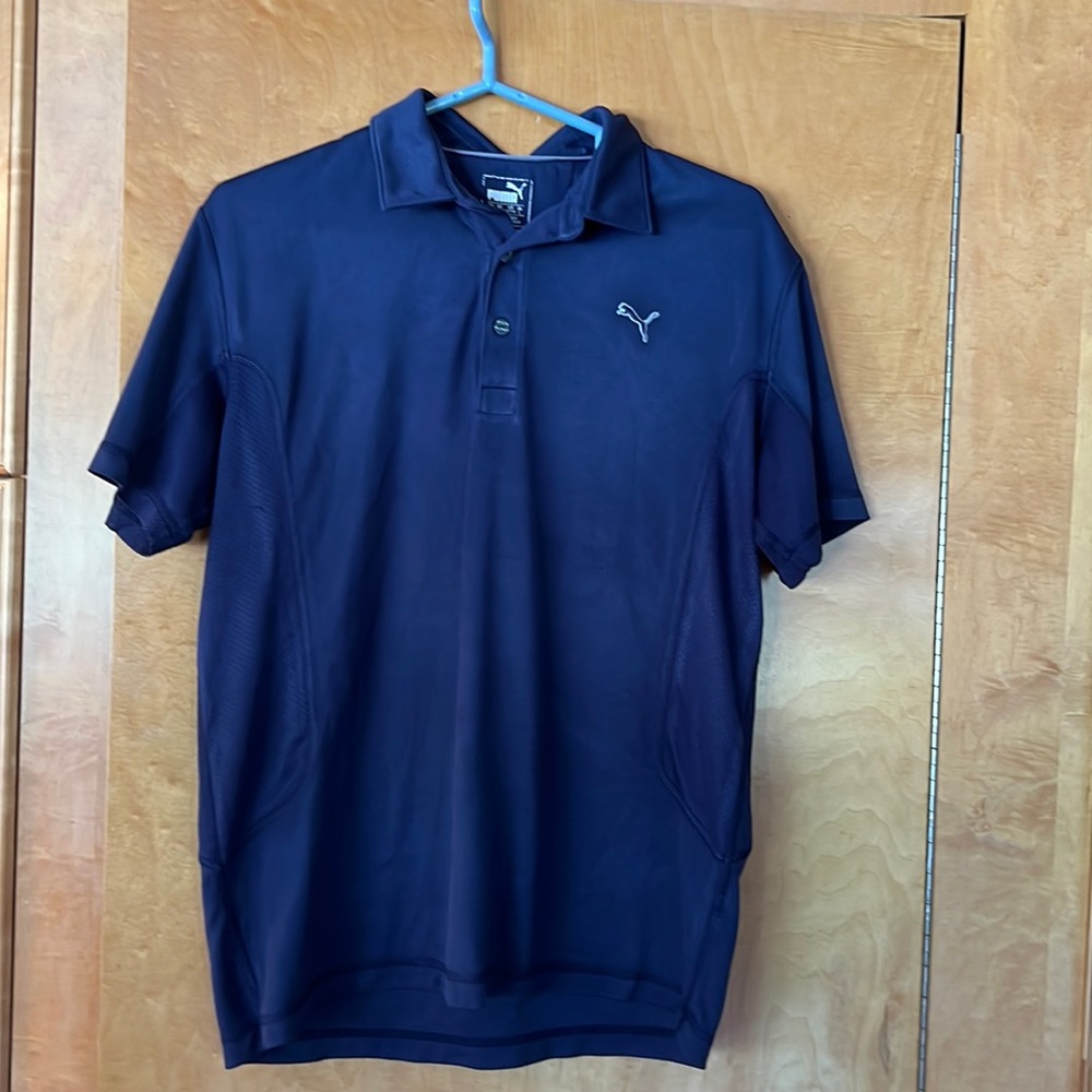 Puma men’s golf shirt size M navy